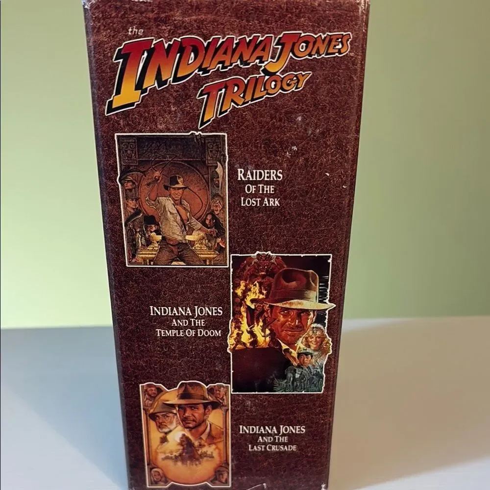 Indiana Jones Trilogy VHS Set